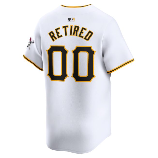 Pittsburgh Pirates Home Limited Pick-A-Player Retired Roster Jersey - White - Image 3