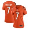 Boomer Esiason 7 Cincinnati Bengals Women Retired Game Jersey - Orange