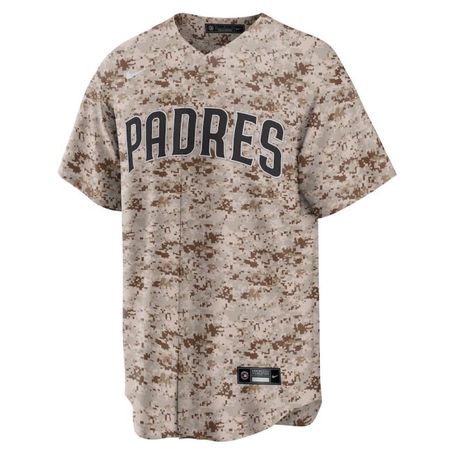 Dylan Cease 84 San Diego Padres Alternate Men Jersey - Camo - Image 2