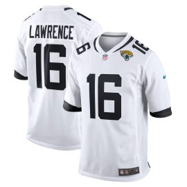 Trevor Lawrence Jacksonville Jaguars White Game Jersey - White