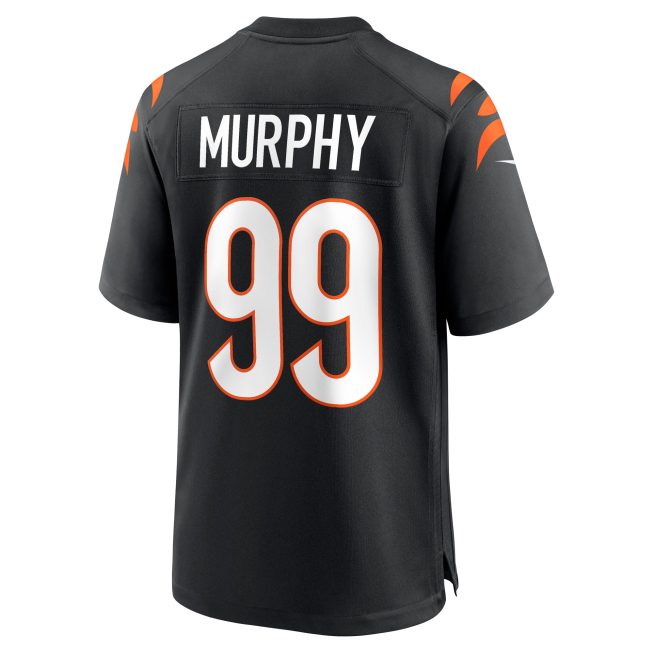 Myles Murphy Cincinnati Bengals 2023 Draft First Round Pick Game Jersey - Black - Image 3