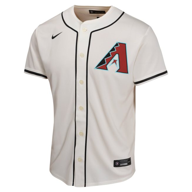 Corbin Carroll Arizona Diamondbacks Youth Home Game Player Jersey - White - Image 2