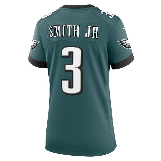 Nolan Smith Philadelphia Eagles Women's Team Game Jersey - Midnight Green - Image 3