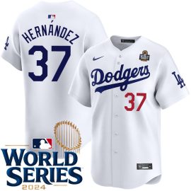 Teoscar Hernandez Los Angeles Dodgers Home Limited World Series Jersey