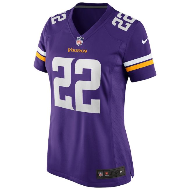 Paul Krause 22 Minnesota Vikings Women Game Retired Jersey - Purple - Image 2