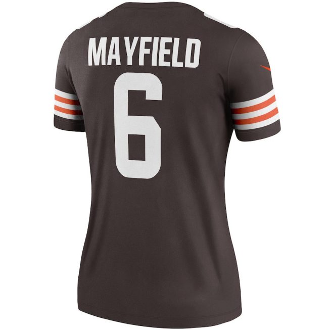 Baker Mayfield 6 Cleveland Browns Women Legend Jersey - Brown - Image 3