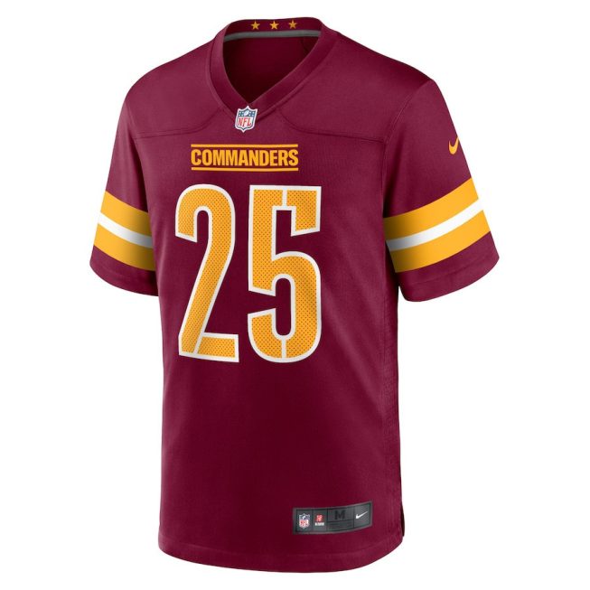 Benjamin St-Juste 25 Washington Commanders Men Game Jersey - Burgundy - Image 2