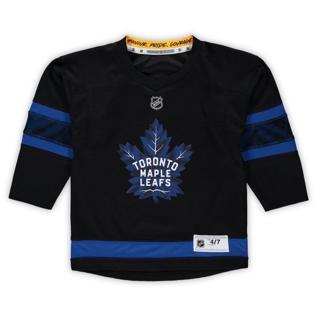 Auston Matthews Toronto Maple Leafs Preschool Alternate Replica Player Jersey - Black - Image 2