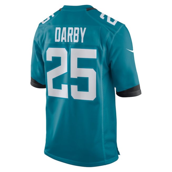 Ronald Darby 25 Jacksonville Jaguars Alternate Game Men Jersey - Teal - Image 3