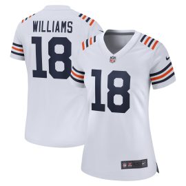 Caleb Williams Chicago Bears Women's 2024 Draft 2nd Alternate Game Player Jersey - White
