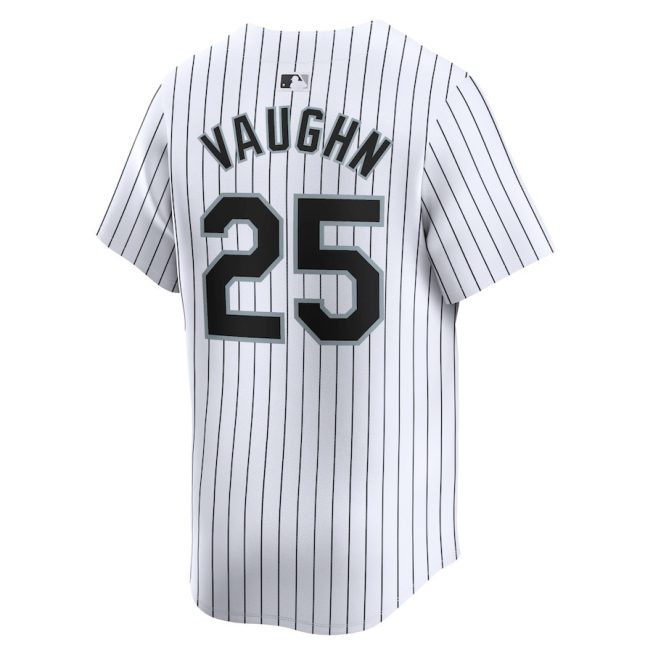 Andrew Vaughn 25 Chicago White Sox Home Limited Player Men Jersey - White - Image 3