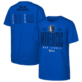 Dallas Mavericks Fanatics 2024 Finals Roster T-Shirt - Royal