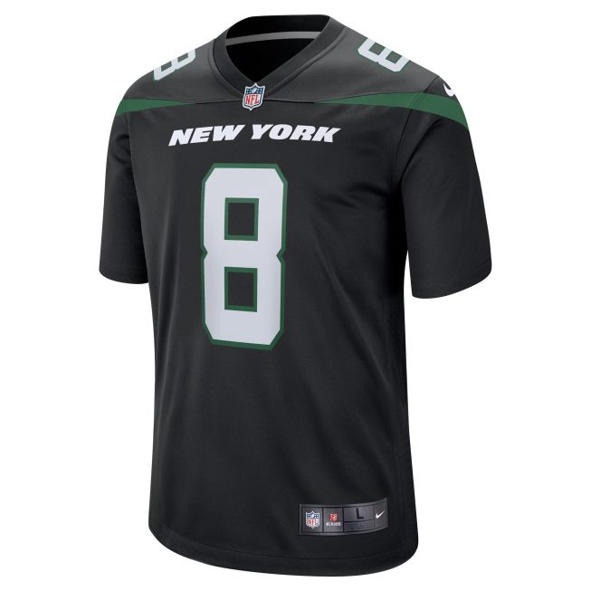 Aaron Rodgers New York Jets Game Jersey - Black - Image 2