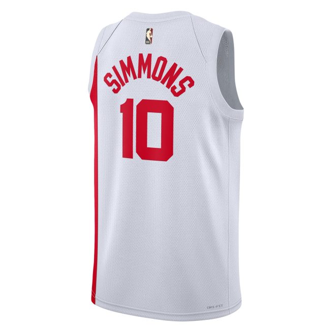 Ben Simmons Brooklyn Nets Swingman Jersey - Classic Edition - White - Image 3