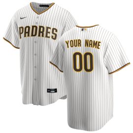 San Diego Padres Youth Replica Custom Jersey - White
