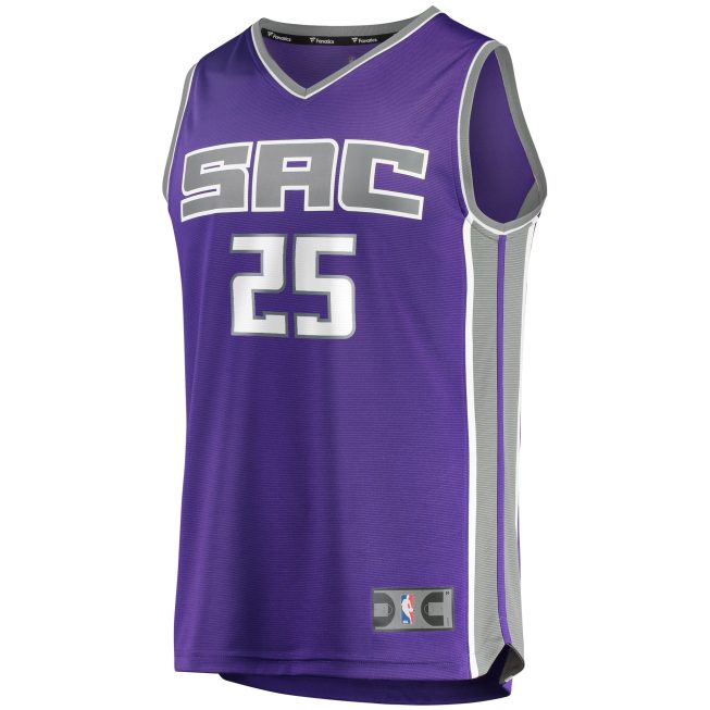 Alex Len Sacramento Kings Fanatics Fast Break Replica Jersey - Icon Edition - Purple - Image 2