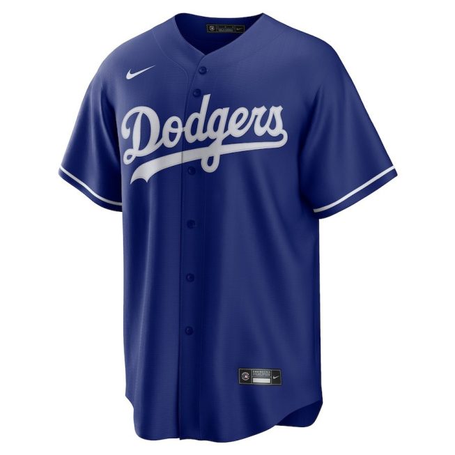 Yoshinobu Yamamoto 18 Signed Los Angeles Dodgers Alternate Men Jersey - Royal - Image 3