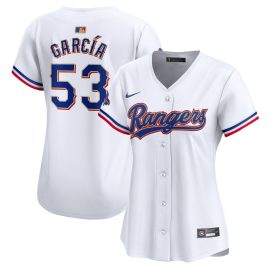 Adolis Garcia Texas Rangers Women's 2024 Gold Collection Limited Player Jersey - White
