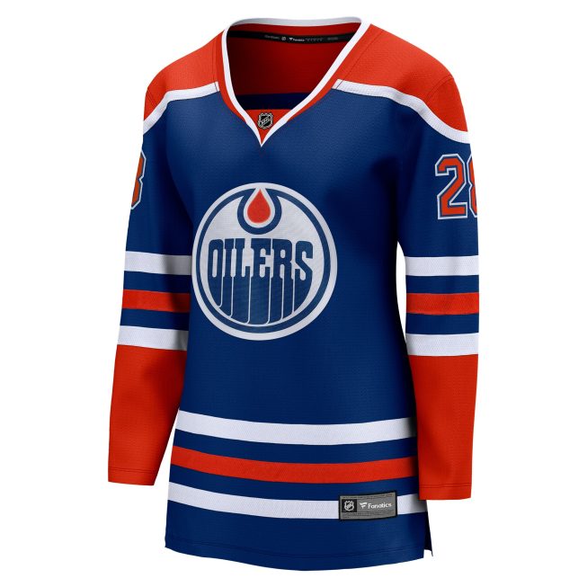Connor Brown Edmonton Oilers Fanatics Women's Home Breakaway Player Jersey - Royal - Image 2