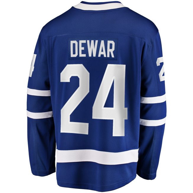 Connor Dewar Toronto Maple Leafs Fanatics Home Premier Breakaway Player Jersey - Blue - Image 3