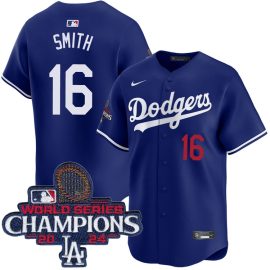 Will Smith Los Angeles Dodgers Alternate Royal Limited World Series Champions Jersey
