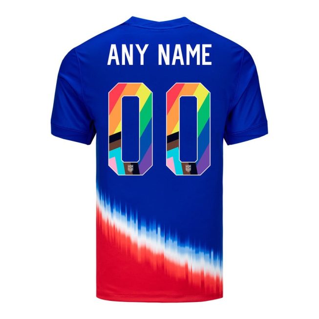 USMNT 2024 Pride-Themed Away Jersey Customized - Men - Image 3