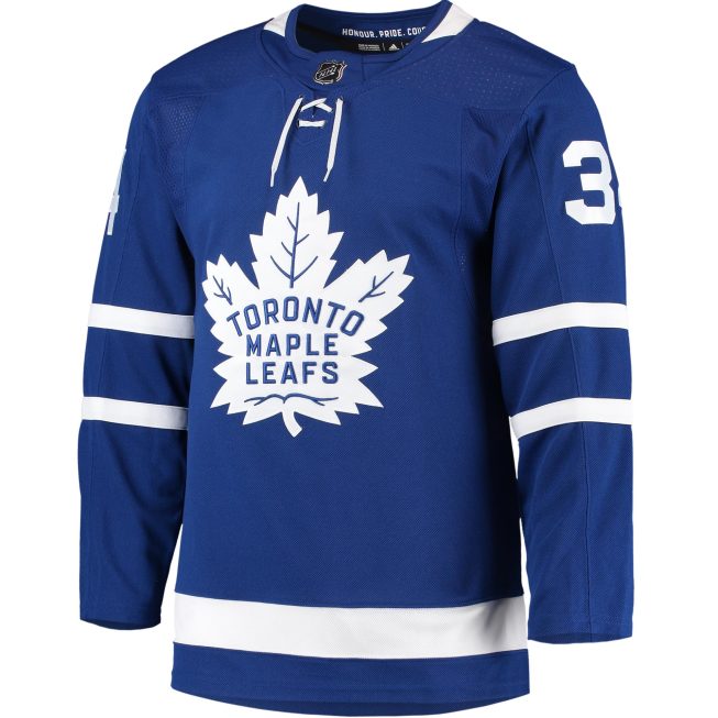 Auston Matthews Toronto Maple Leafs Home Primegreen Authentic Player Jersey - Blue - Image 2