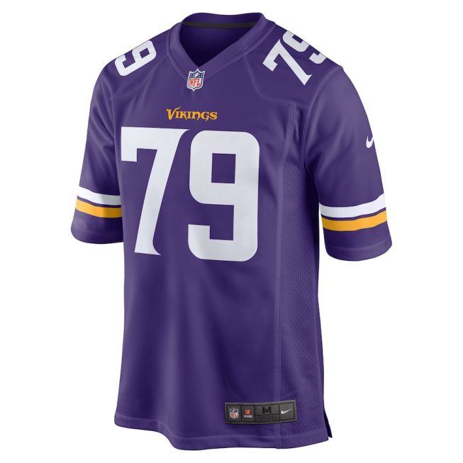 Kenny Willekes 79 Minnesota Vikings Men Game Jersey - Purple - Image 2