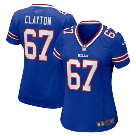 Travis Clayton Buffalo Bills Women's Game Jersey - Royal