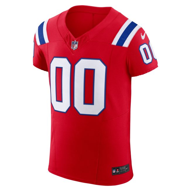 New England Patriots Vapor F.U.S.E. Elite Custom Jersey - Red - Image 2
