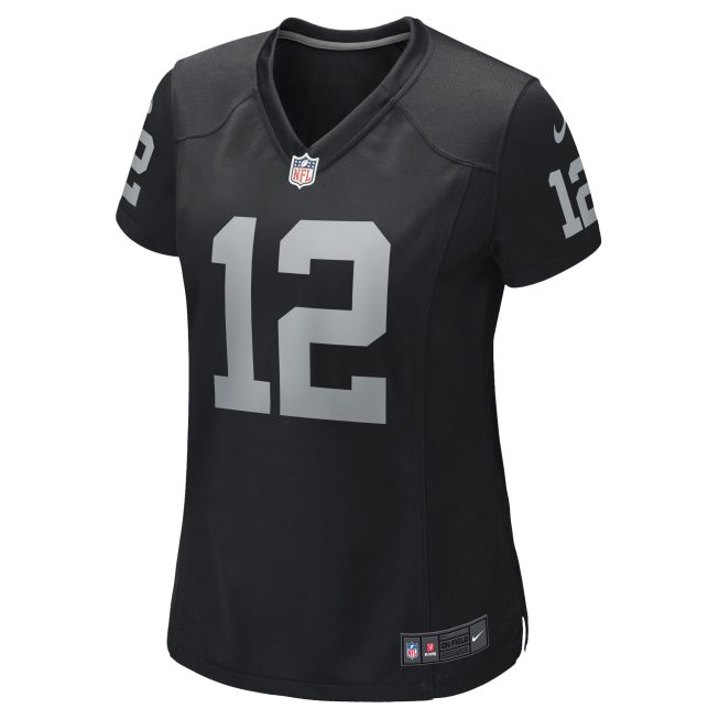 Ken Stabler Las Vegas Raiders Women's Game Retired Player Jersey - Black - Image 2