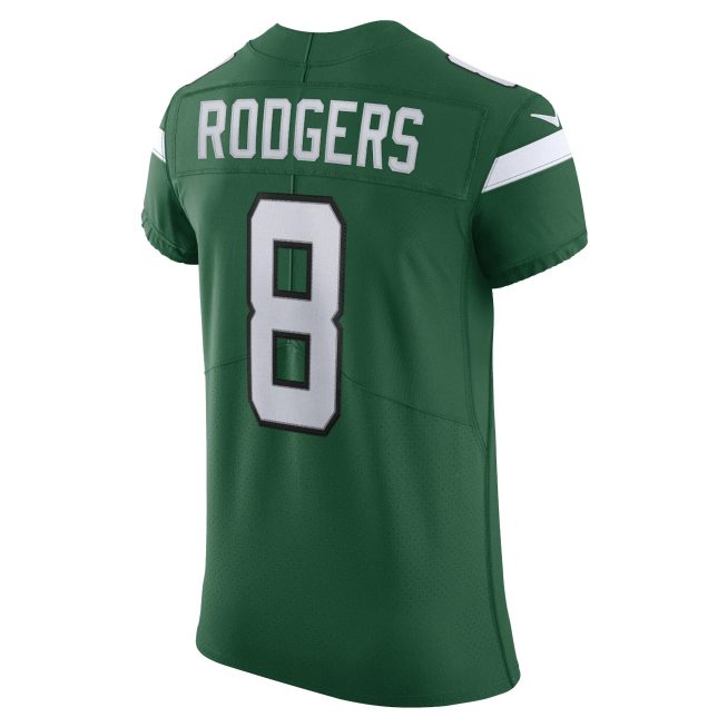 Aaron Rodgers New York Jets Alternate Vapor F.U.S.E. Elite Jersey - Gotham Green - Image 3