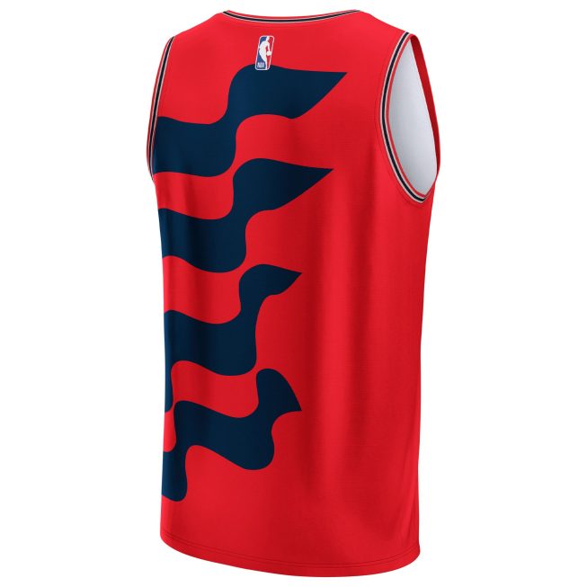 Washington Wizards & KidSuper Studios by Fanatics Unisex Hometown Jersey - Red - Image 3