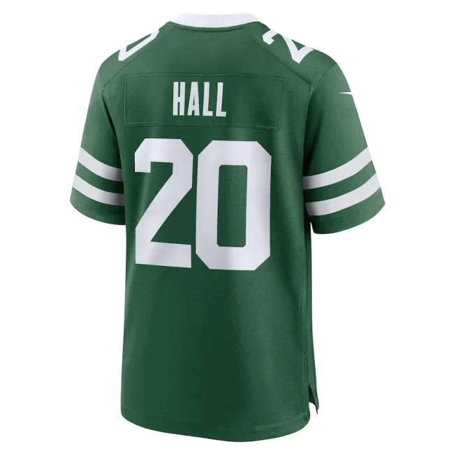 Breece Hall 20 New York Jets Game Men Jersey - Legacy Green - Image 3