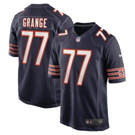 Red Grange 77 Chicago Bears Men Retired Jersey - Navy