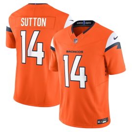Courtland Sutton 14 Denver Broncos Vapor F.U.S.E. Limited Men Jersey - Orange