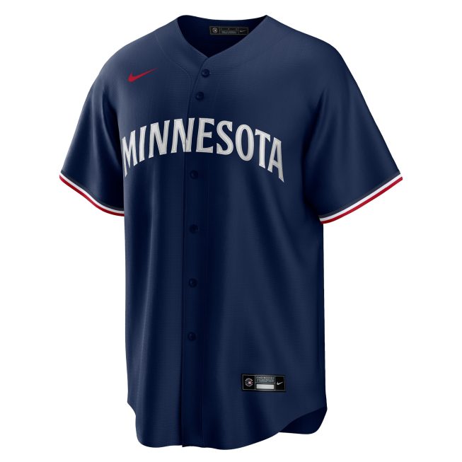 Jorge Polanco Minnesota Twins Alternate Replica Player Jersey - Navy - Image 2