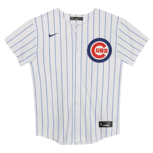 Dansby Swanson Chicago Cubs Preschool Home Game Jersey - White - Image 2