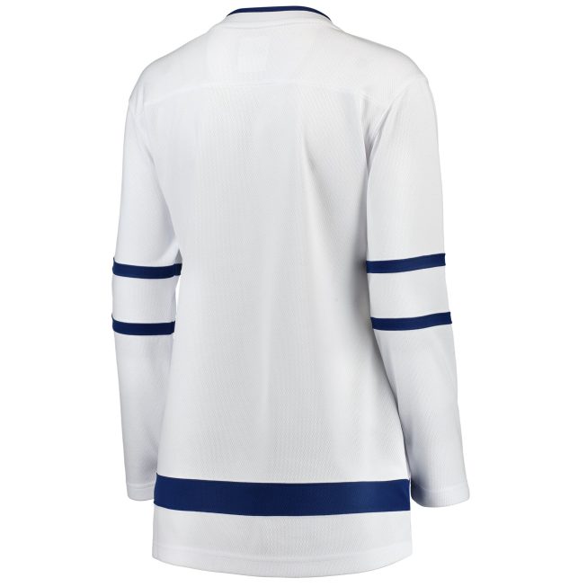 Toronto Maple Leafs Fanatics Women's Away Breakaway Jersey - White - Image 3