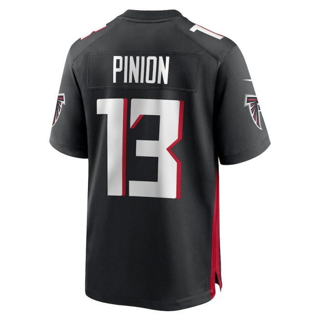 Bradley Pinion 13 Atlanta Falcons Men Game Jersey - Black - Image 3