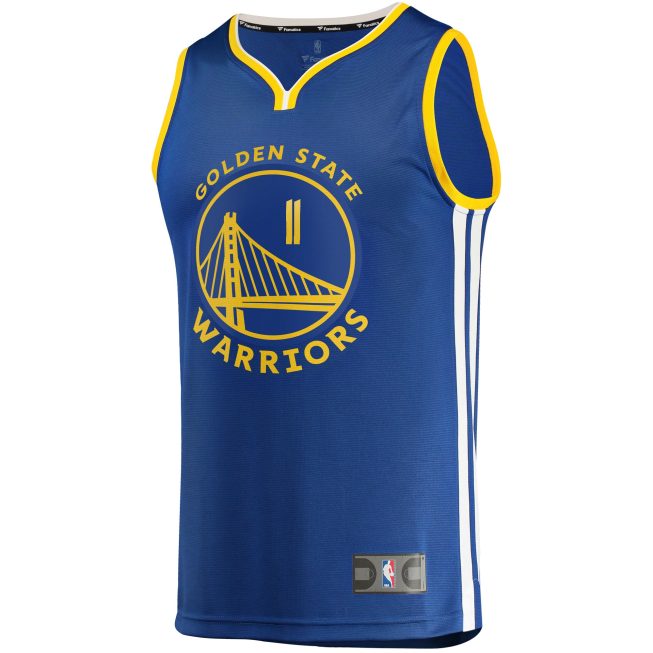 Klay Thompson Golden State Warriors Fanatics Fast Break Replica Player Jersey - Icon Edition - Royal - Image 2