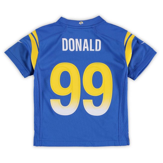 Aaron Donald Los Angeles Rams Preschool Game Jersey - Royal - Image 3