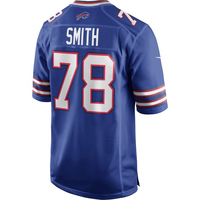 Bruce Smith Buffalo Bills Game Retired Player Jersey - Royal - Image 3