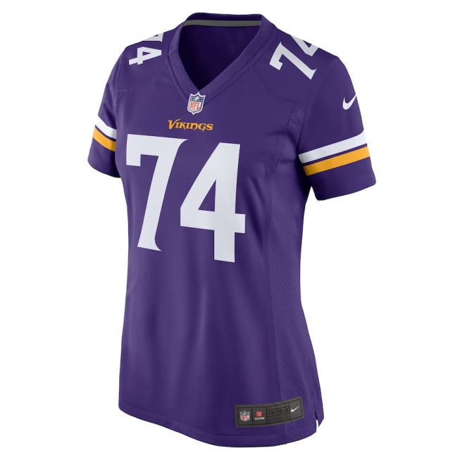 Oli Udoh 74 Minnesota Vikings Women Game Jersey - Purple - Image 2