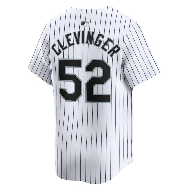 Mike Clevinger 52 Chicago White Sox Home Limited Player Men Jersey - White - Image 3