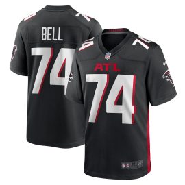 Travis Bell Atlanta Falcons Team Game Jersey - Black