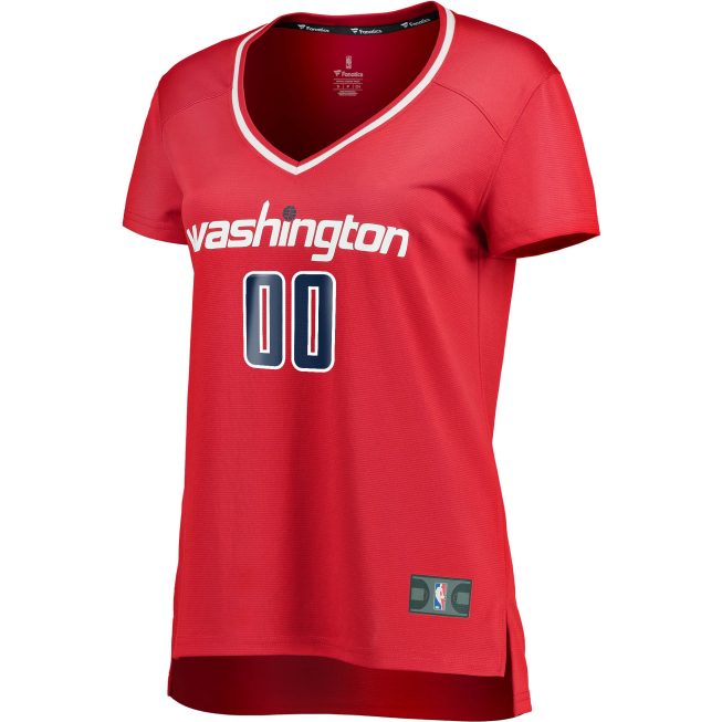 Washington Wizards Fanatics Women's Fast Break Custom Jersey Red - Icon Edition - Image 2
