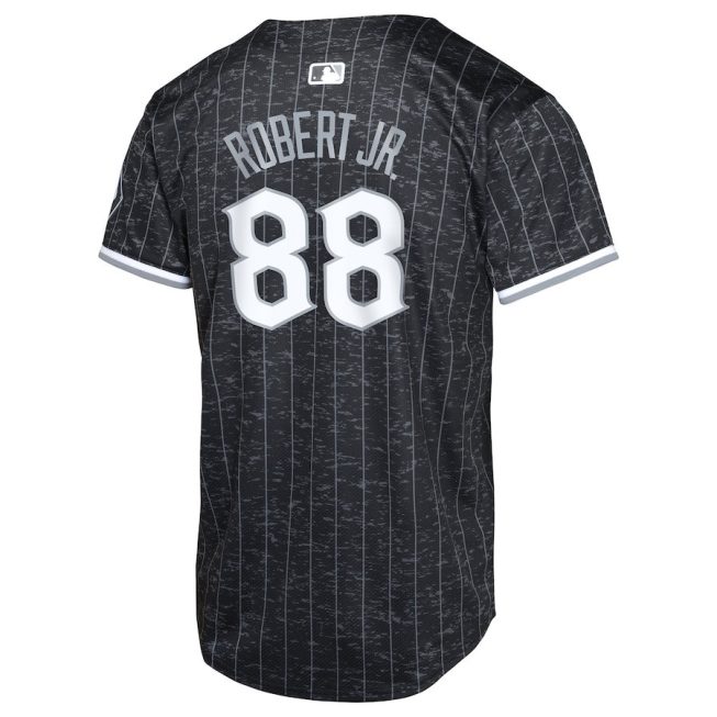 Luis Robert Jr. 88 Chicago White Sox City Connect Limited YOUTH Jersey - Black - Image 3