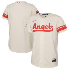 Los Angeles Angels Toddler City Connect Replica Jersey - Cream