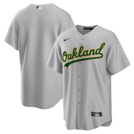 Oakland Athletics Road Replica Team Jersey - Gray